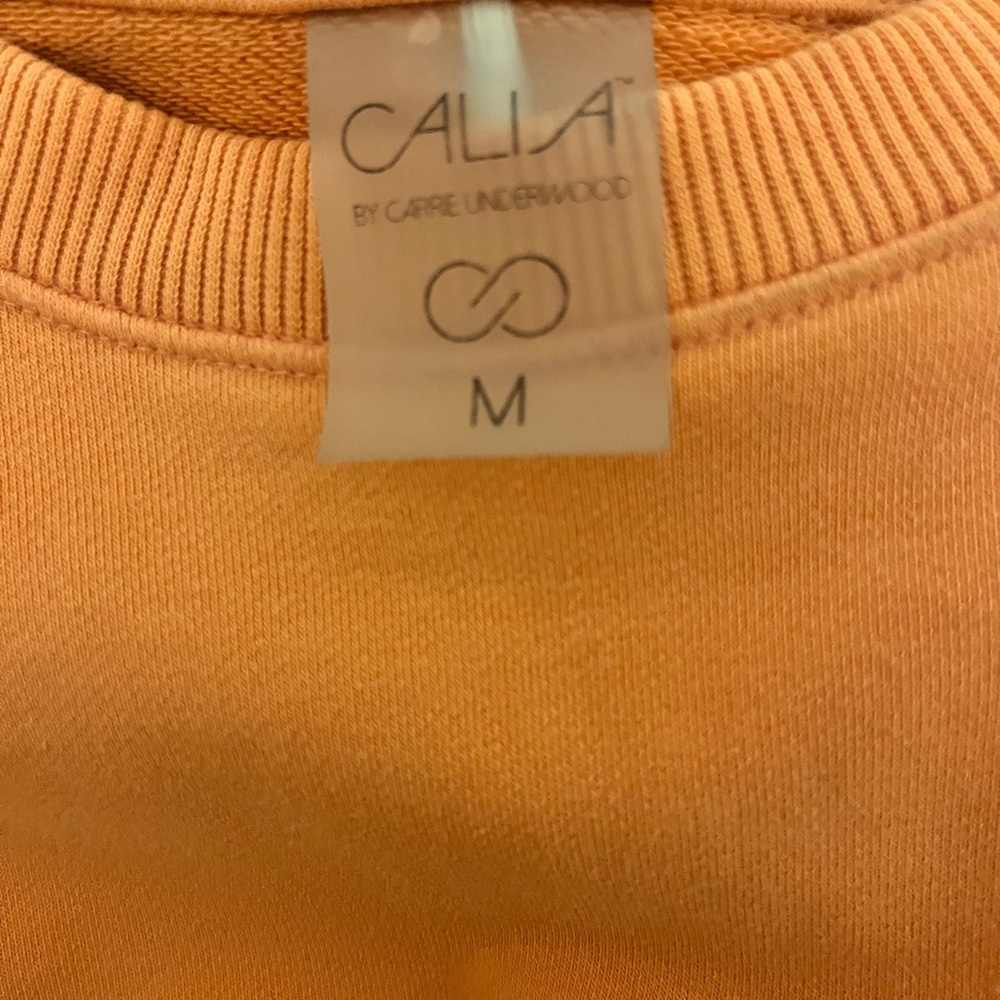 Calia dropped sleeve over size crewneck color orange size M - Picture 3 of 4